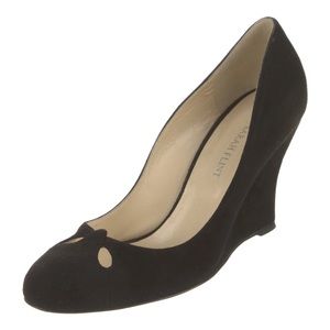 Sarah Flint Wedges - black suede - EUC - size 38EU